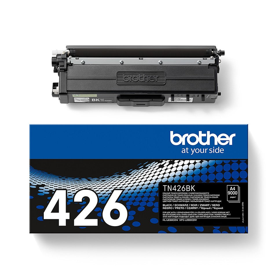 BROTHER TN426BK Toner Cartridge Black Super High Capacity 9.000 pages for Brother MFC-L8900CDW and HL-L8360CDW