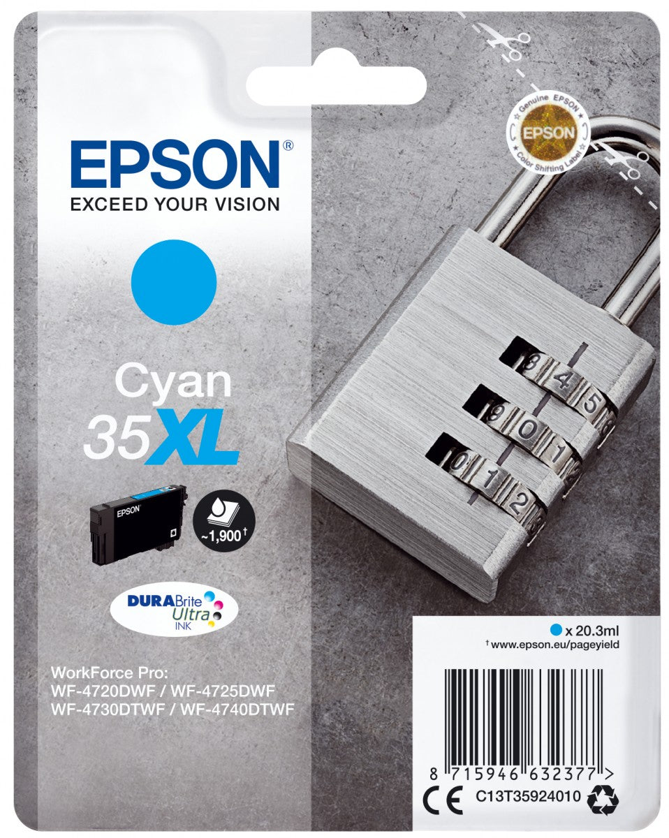 EPSON 2LB 35XL Ink Cyan 20.3ml