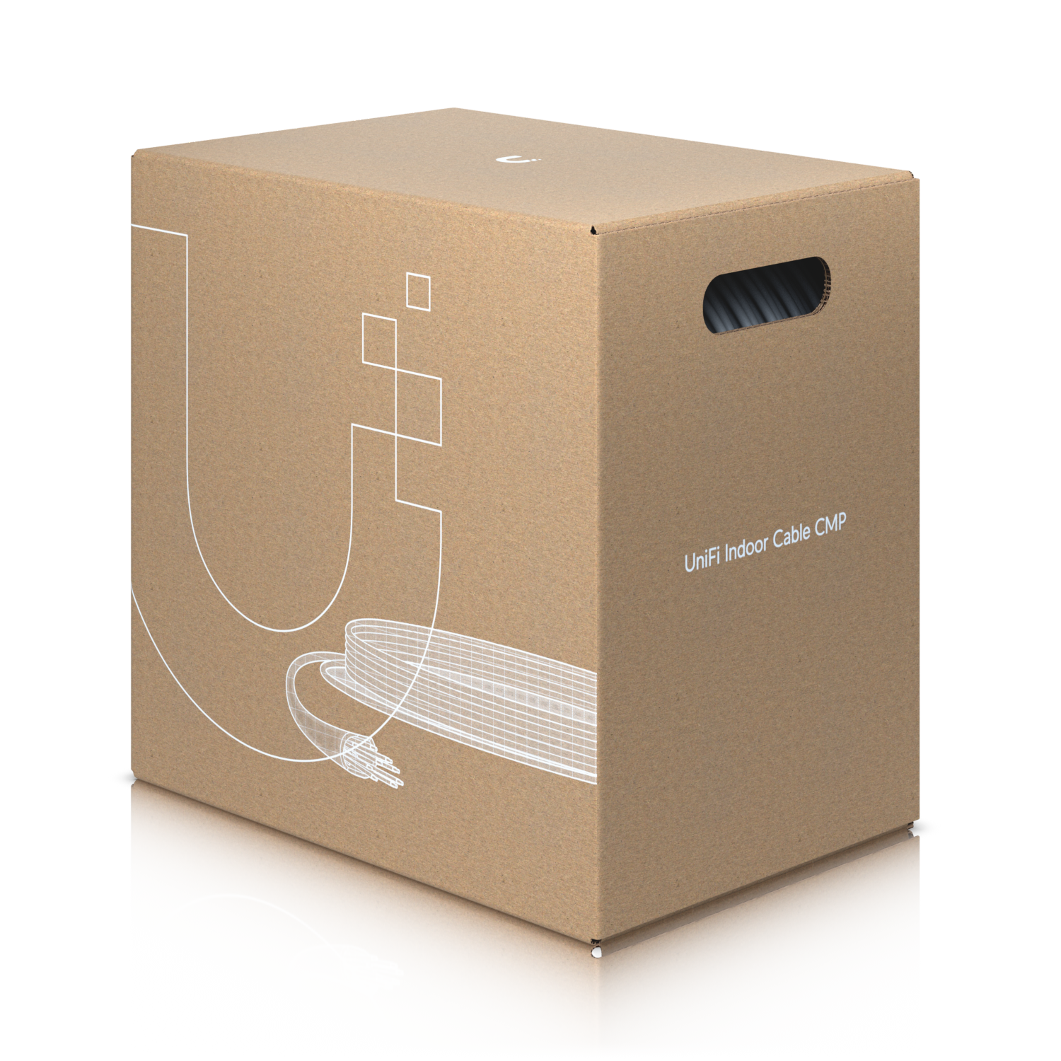 Ubiquiti Networks U-Cable-C6-CMP câble de réseau Blanc 305 m Cat6 U/UTP (UTP)