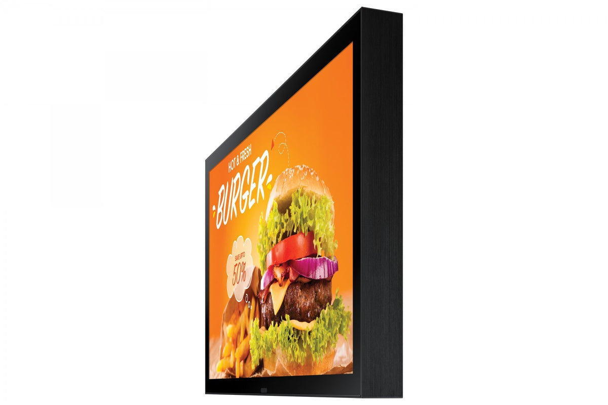 SAMSUNG OH24B Outdoor LCD 24p FHD 16:9 IP56 rated display kit with protection glass 1500nits 2xUSB 2.0 RJ45 HDMI