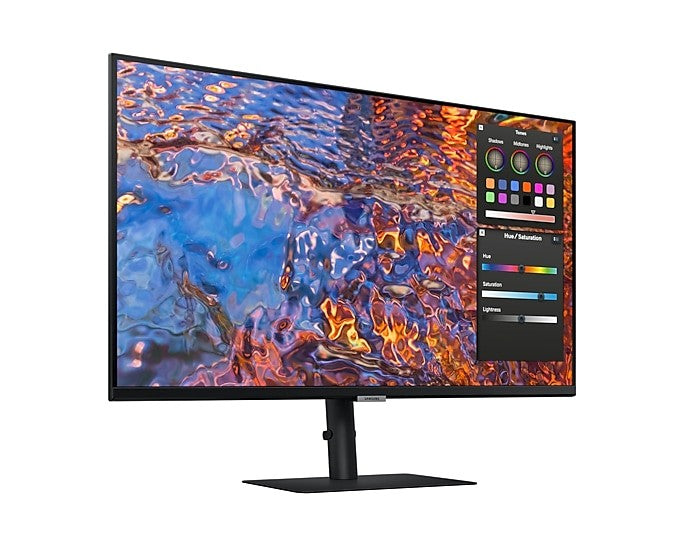 SAMSUNG LS32B800PXPXEN 32p 16:9 3840x2160 IPS 5ms HDR400 HAS/Swivel/Pivot/Tilt HDMI/DP/USB-C 90W/LAN USB3 Hub VESA 100