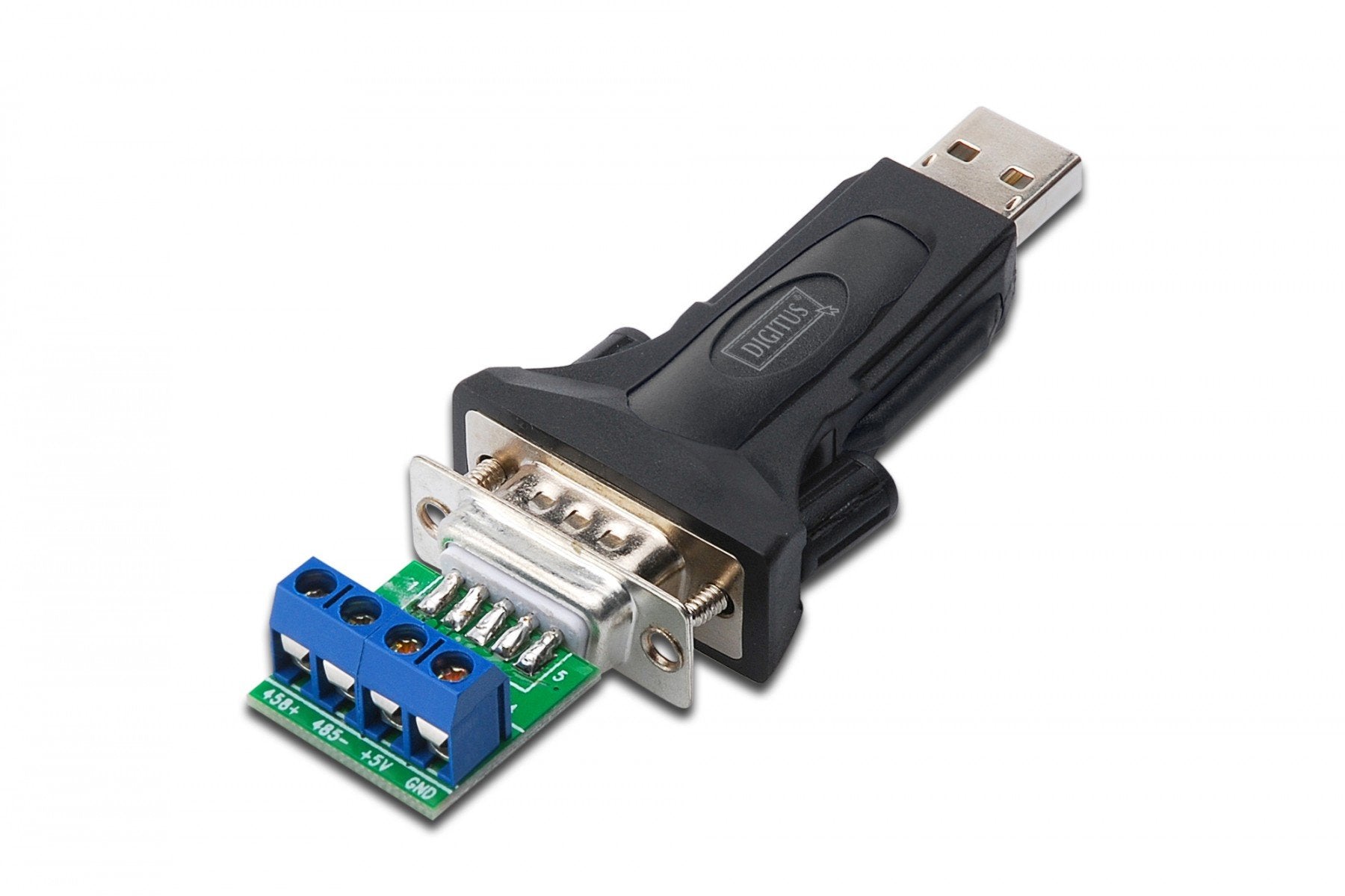 Digitus DA-70157 changeur de genre de câble USB 2.0 RS-485 Noir