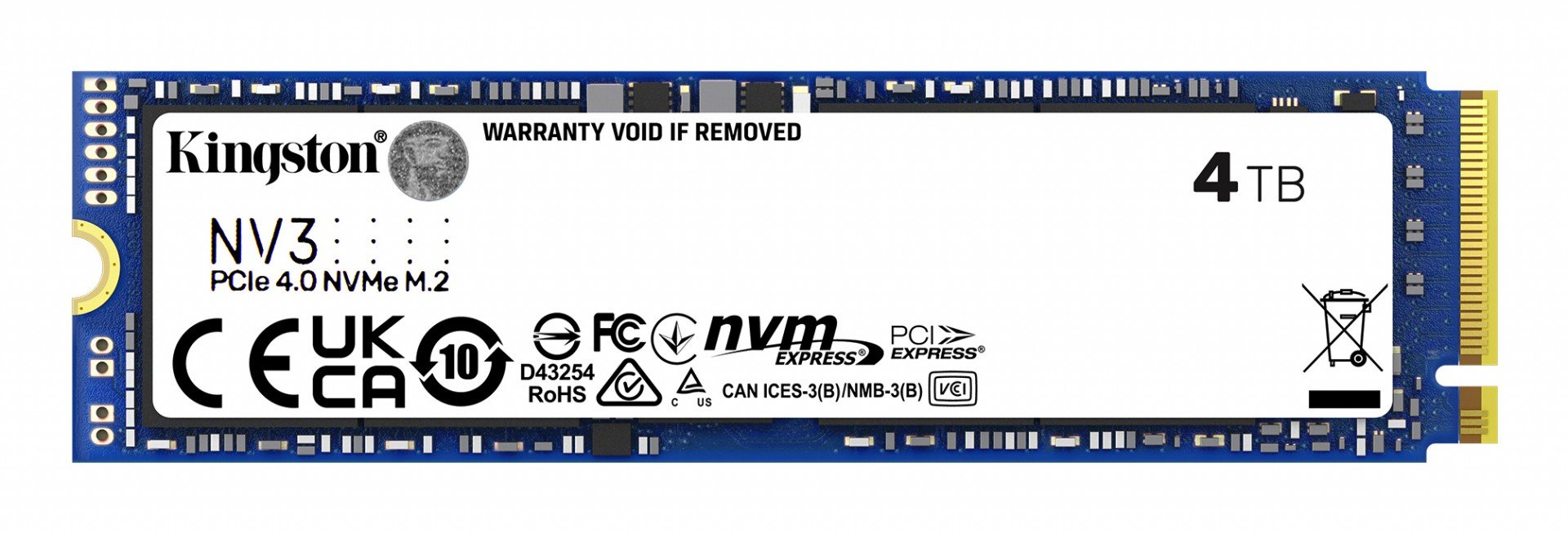 KINGSTON 4To NV3 M.2 2280 NVMe SSD