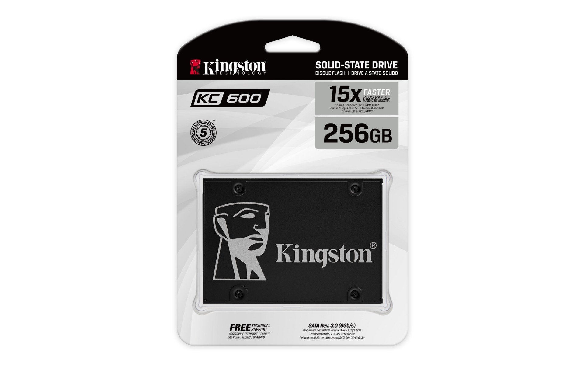 KINGSTON 256GB SSD KC600 SATA3 2.5inch