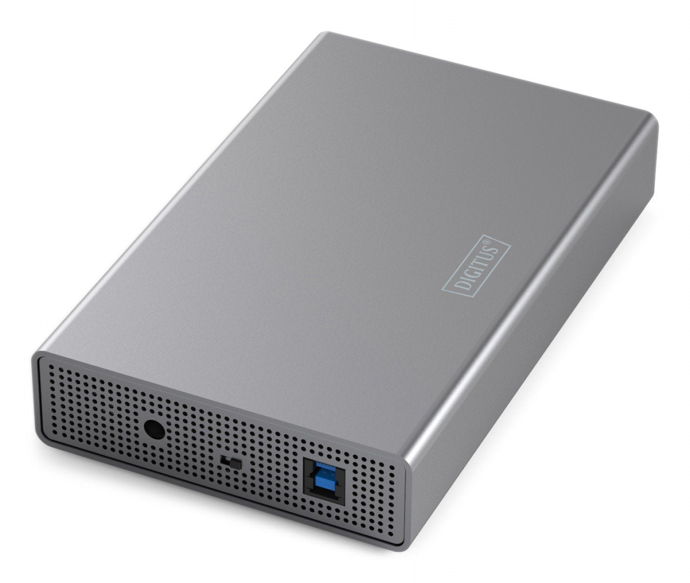 "Boîtier USB 3.0 pour SSD/HDD SATA III 3,5"" max. 16 To avec alimentation, en aluminium"
