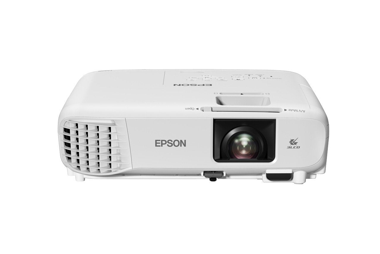 EPSON EB-W49 Projecteur 3LCD, WXGA , 3800 lm, 16 000 : 1, 1,30 – 1,56:1, VGA x2, HDMI x2 , RJ45, Wifi avec ELPAP11