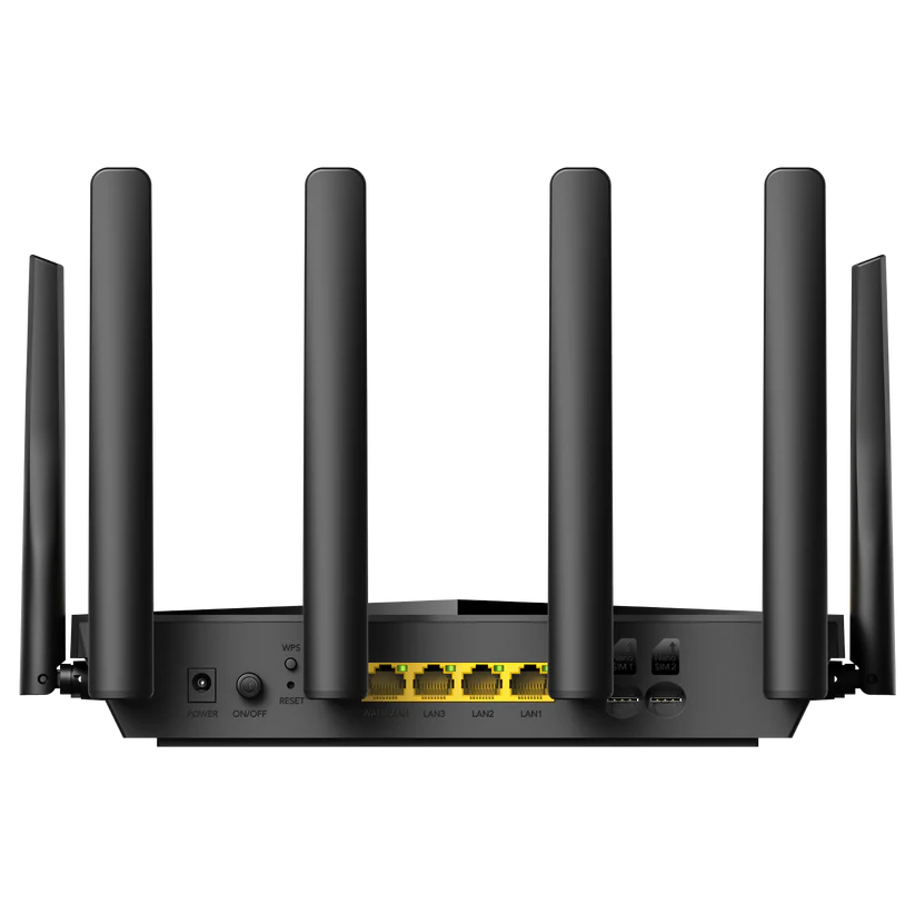 Cudy P5 routeur sans fil Gigabit Ethernet Bi-bande (2,4 GHz / 5 GHz) 5G Noir