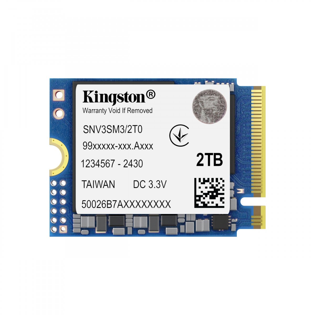 KINGSTON 2000Go NV3 M.2 2230 PCIe 4.0 NVMe SSD