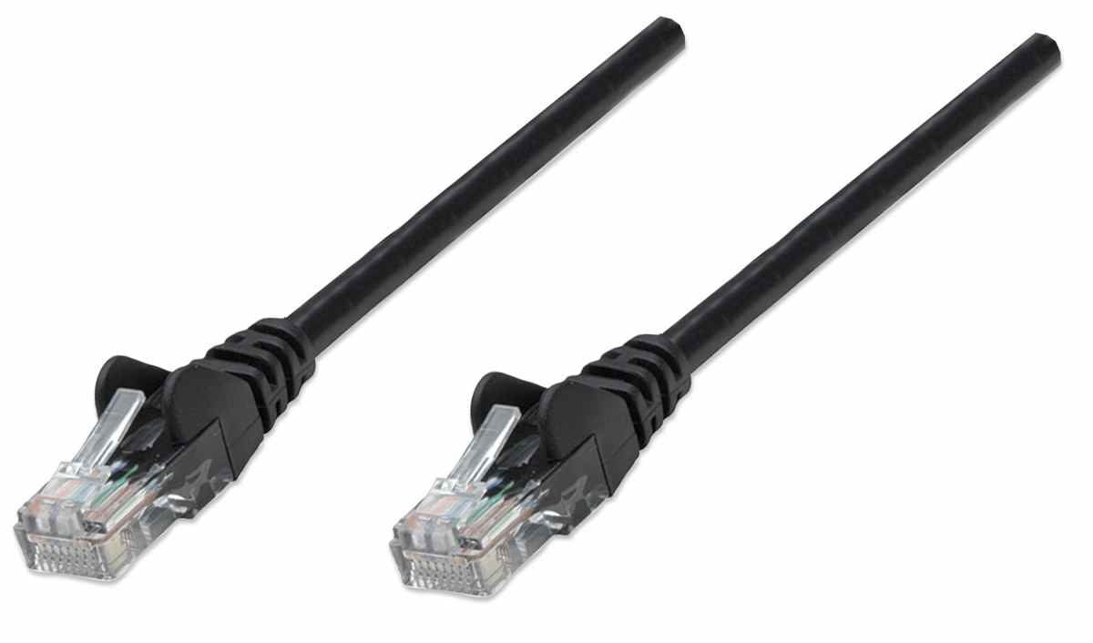 Intellinet 345378 câble de réseau Noir 10 m Cat5e U/UTP (UTP)