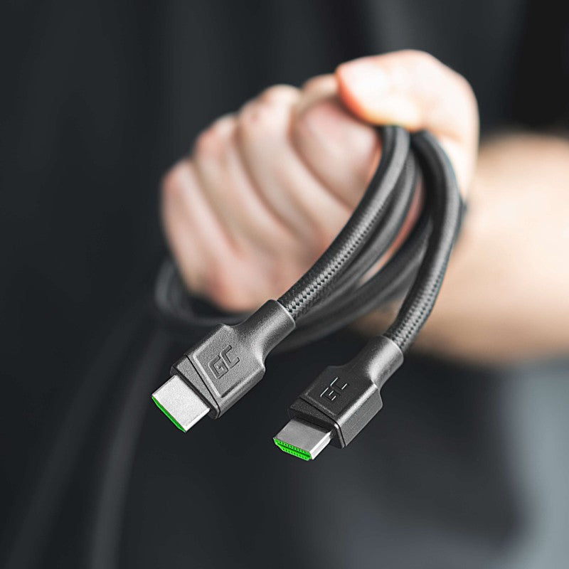 Green Cell HDGC02 câble HDMI 3 m HDMI Type A (Standard) Noir