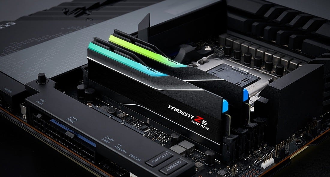 G.Skill Trident Z5 Neo RGB F5-6000J3038F16GX2-TZ5NR module de mémoire 32 Go 2 x 16 Go DDR5 288-pin DIMM