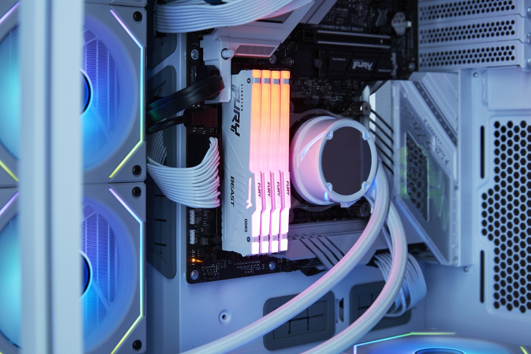 KINGSTON FURY Beast 64Go DIMM 5600MT/s DDR5 CL36 Kit of 2 White RGB EXPO