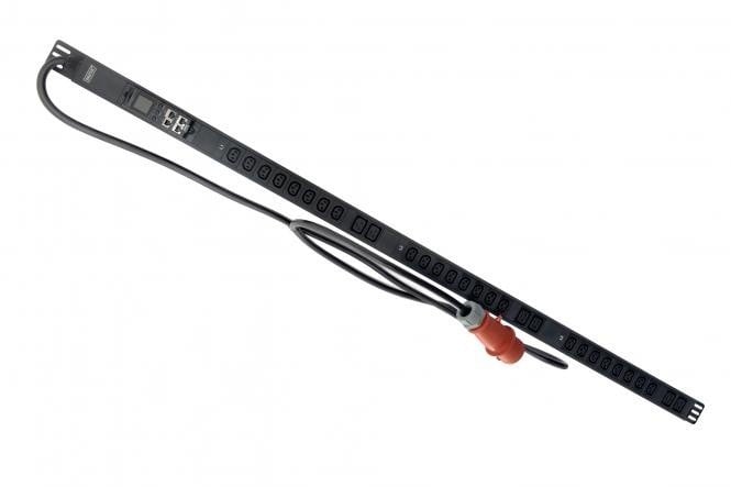 Digitus DN-IP2-V5-24C13-6C19 Multiprise SMART PDU 0U, prise IEC 60309 32A/400V, prises 24xC13 10A/250V, 6xC19 16A/250V, 32A