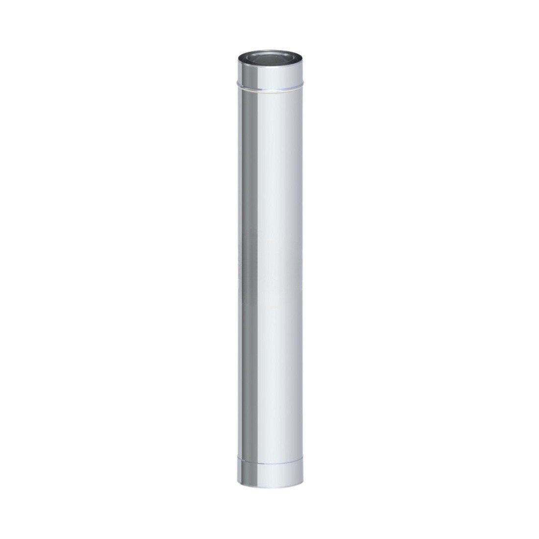JEREMIAS 360-TWIN02060/100 Tuyau Jeremias diametre 60/100 mm longueur 1000 mm avec joint revetement extérieur haute brillance