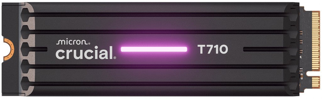 Crucial 1TB T710 SSD with heatsink