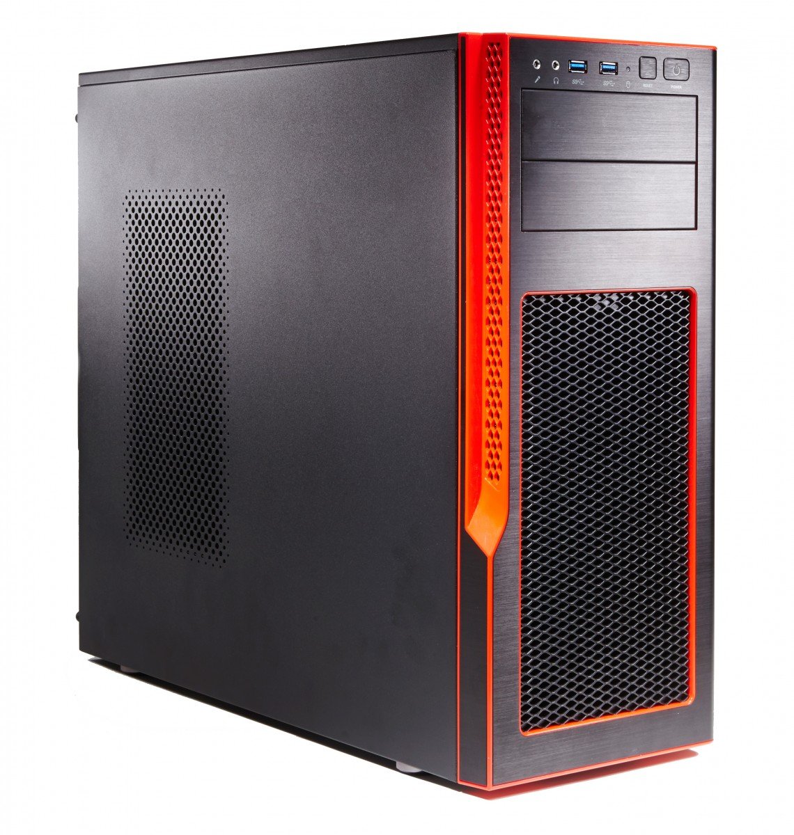 Supermicro SuperChassis GS50-000R Midi Tower Noir, Rouge
