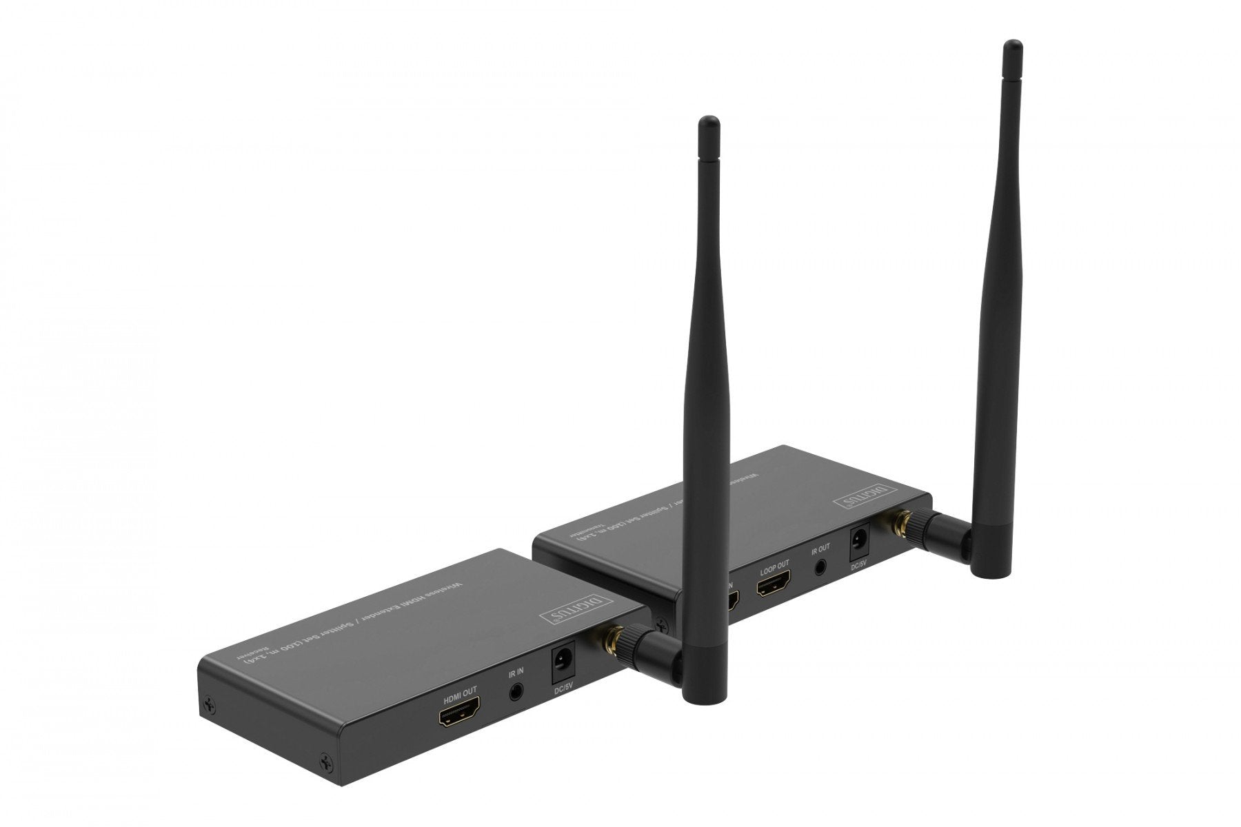 Répartiteur Extenseur HDMI sans fil DIGITUS 100m 1080p 60Hz FHD 5GHz HDCP 1.3 (ensemble)