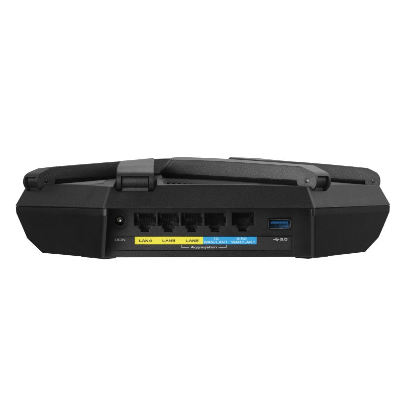 ASUS RT-AXE7800 Tri-Band WiFi 6E Router 6GHz Band Safe Browsing AiProtection Pro 2.5G Port Link Aggregation