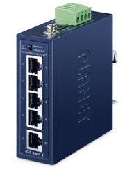 PLANET IGS-500T-E commutateur réseau Non-géré Gigabit Ethernet (10/100/1000) Bleu