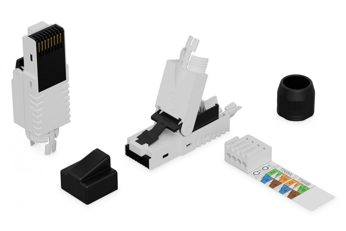 Digitus DN-93633 connecteur de fils RJ-45 Noir