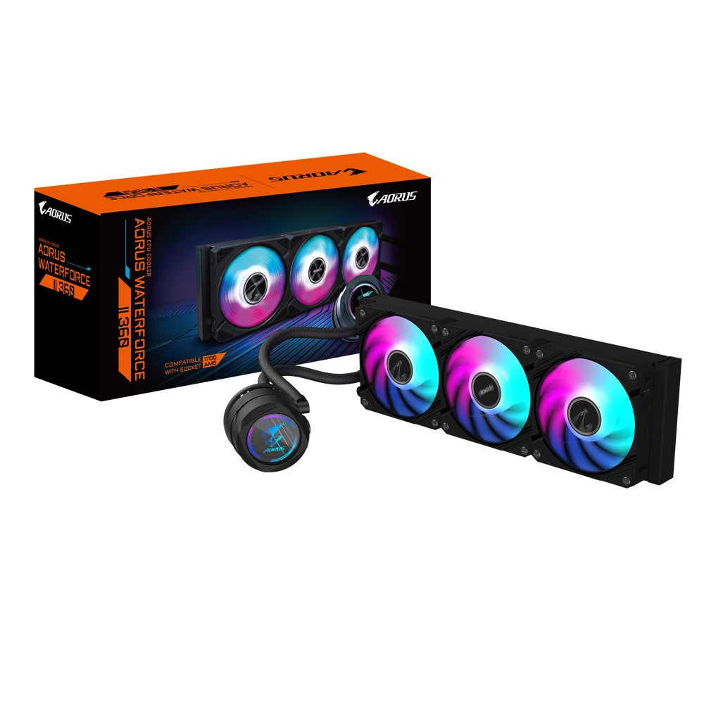 GIGABYTE AORUS WATERFORCE II 360 Refroidisseur de liquide tout-en-un 12 cm Noir