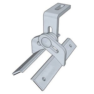 Support de montage ajustable pour tôle trapézoidale