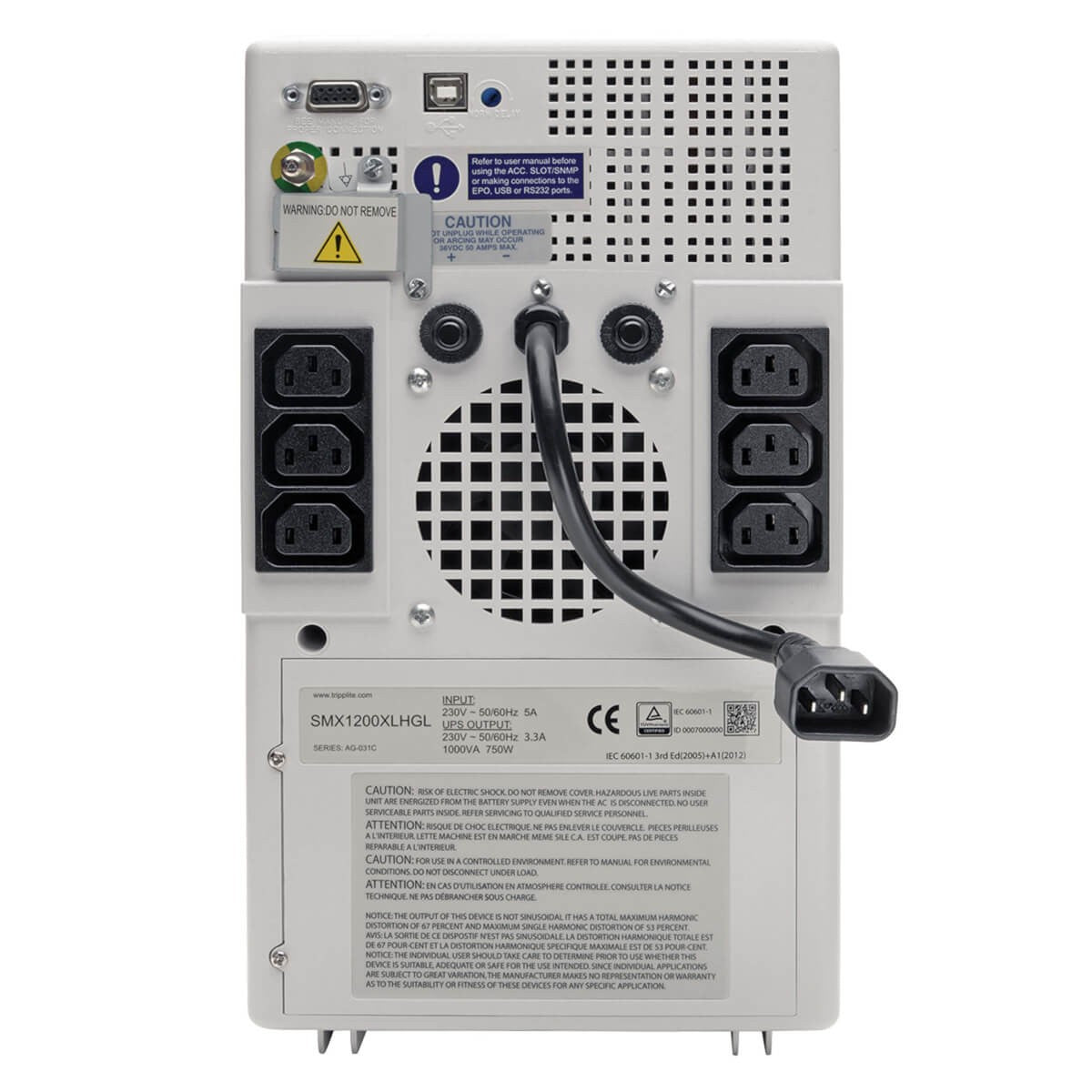 SmartPro UPS médical, ligne interactive, batterie lithium, 6 prises - 230V, 1kVA, 750W, isolation complete