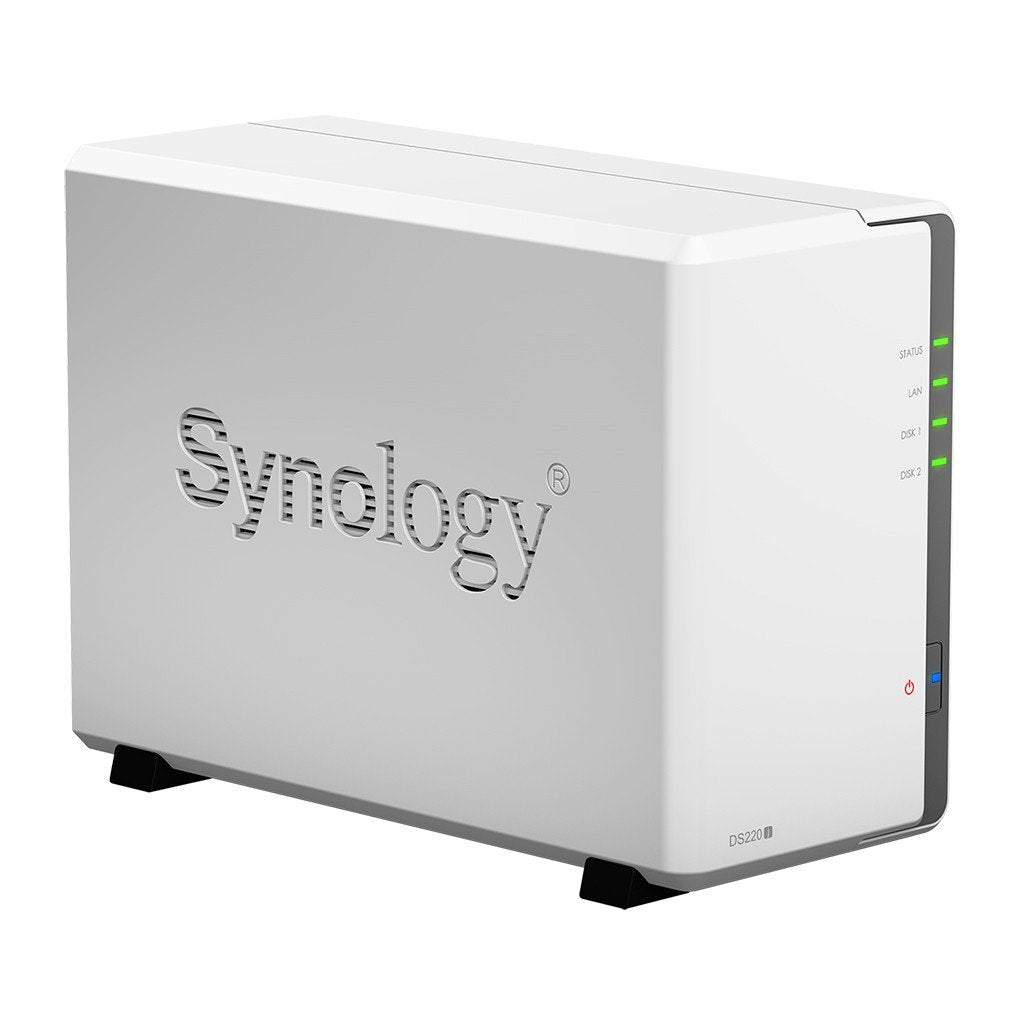 Synology DiskStation DS220j NAS Mini Tower Ethernet/LAN Blanc RTD1296