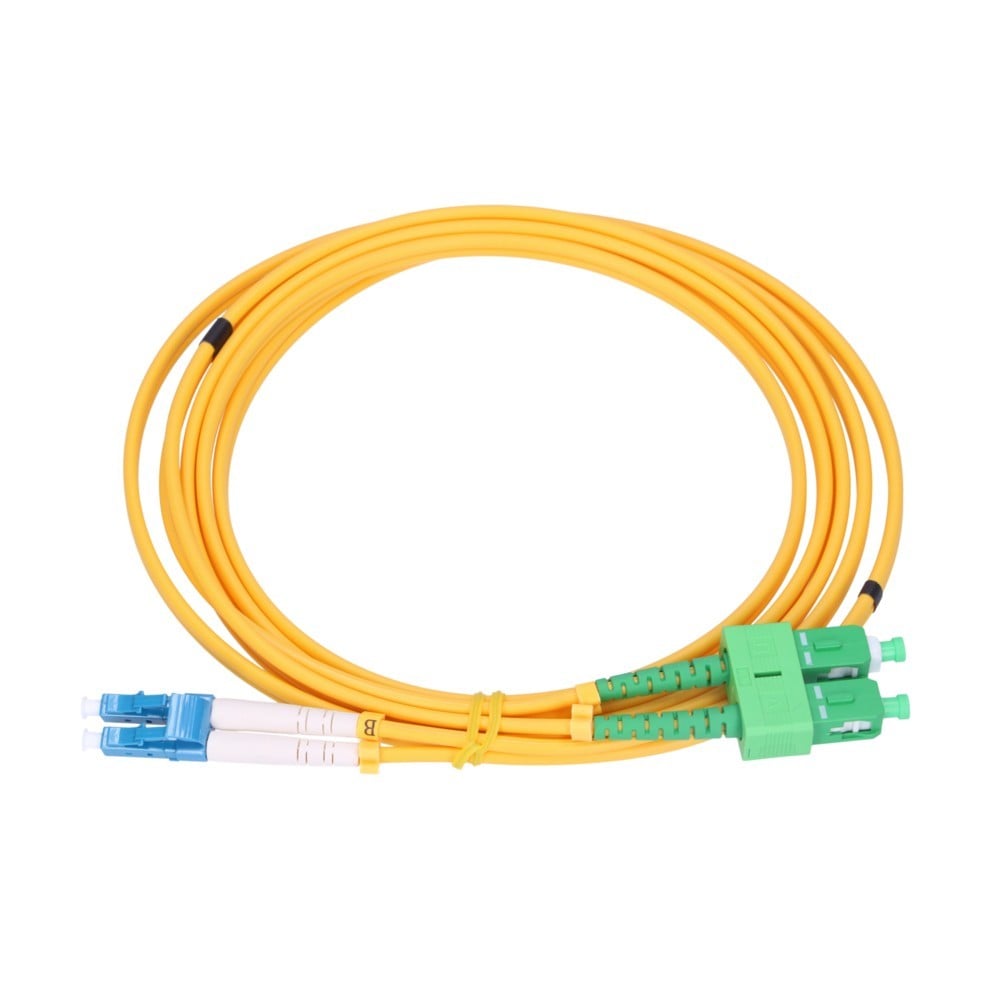 Extralink SC/APC-LC/PC | Câble de raccordement | Monomode, Duplex, 9/125um, 2mm, 1.5m