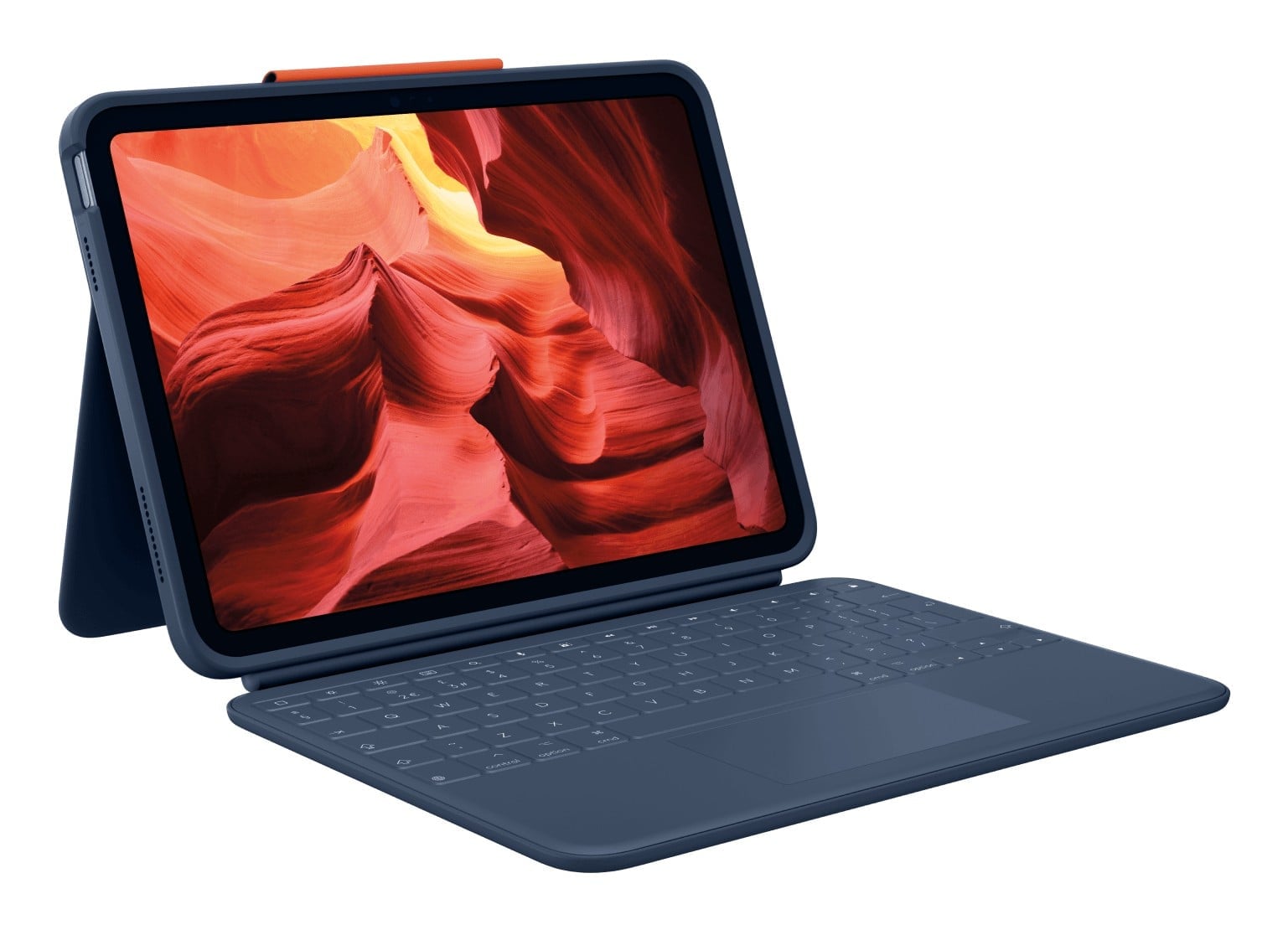 Logitech 920-011188 Rugged Combo 4 Touch Folio Clavier pour iPad Bleu Classique