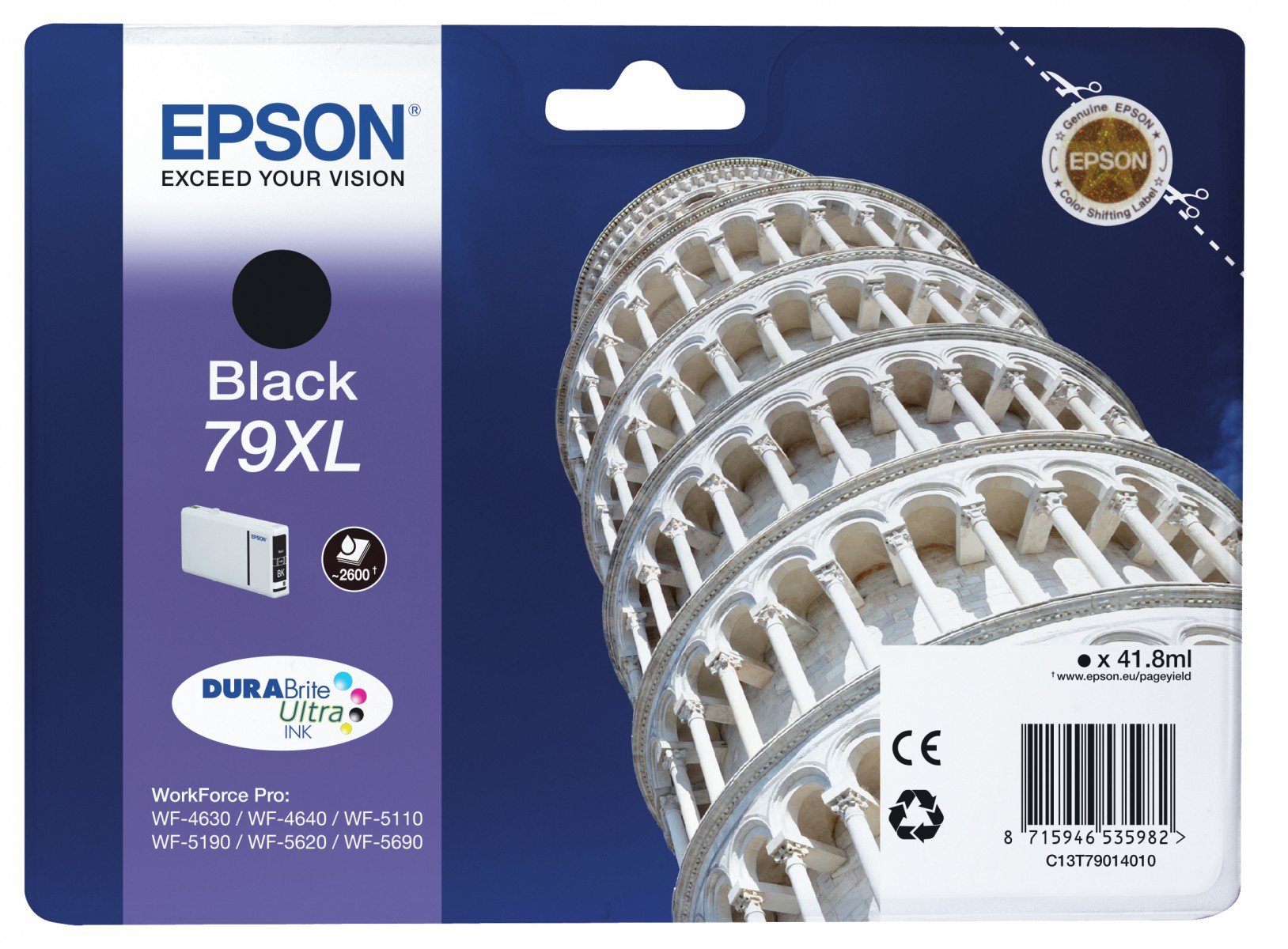 Ink/79XL Tower of Pisa 41.8ml BK