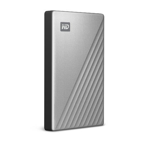WD My Passport Ultra 2To Silver USB-C/USB3.0 HDD 2.5p Metal finish RTL portable extern