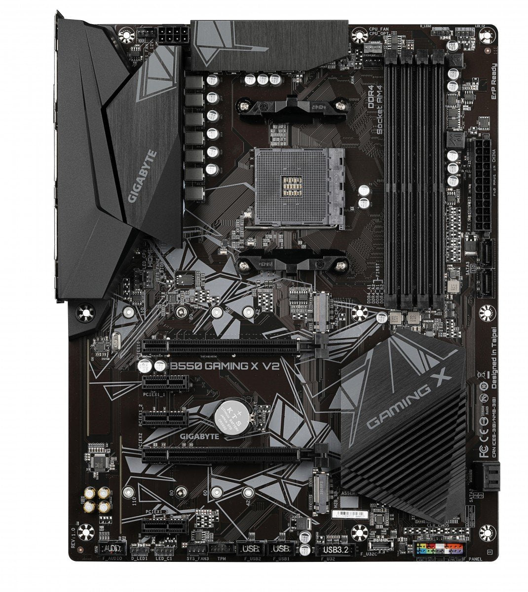 Gigabyte B550 Gaming X V2 AMD B550 Emplacement AM4 ATX