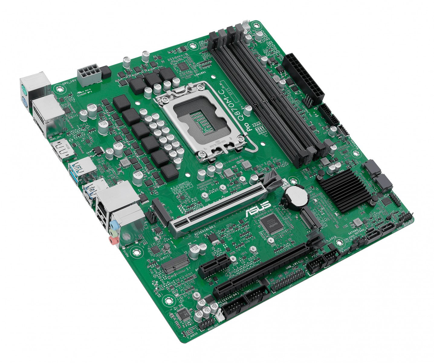 ASUS Q870 LGA1851 DDR5 Micro-ATX motherboard 2xHDMI 1xDP 2xM.2 4xSATA
