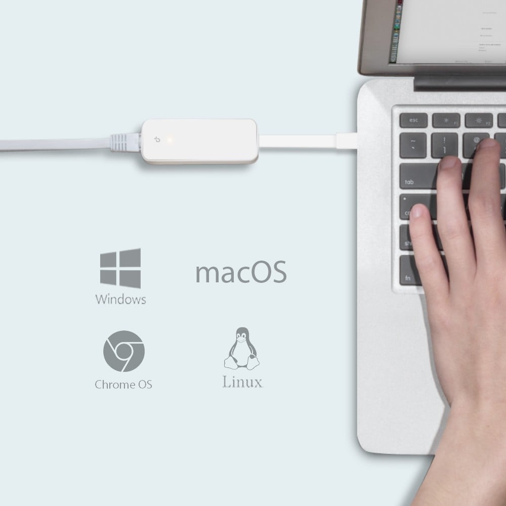 TP-LINK USB Type-C to RJ45 Gigabit Ethernet Network Adapter
