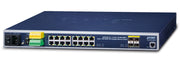 PLANET IGS-5225-16T4S commutateur réseau Géré L2+ Gigabit Ethernet (10/100/1000) 1U Bleu