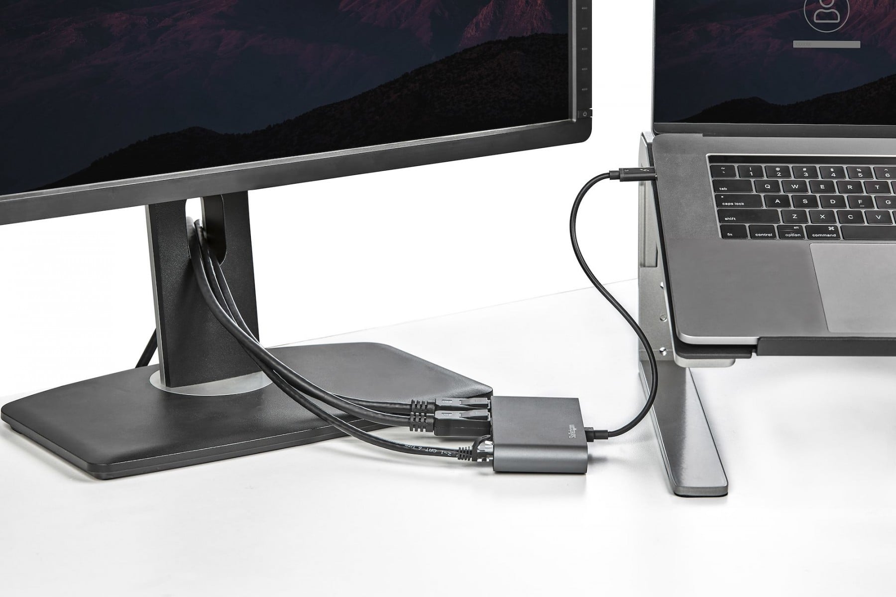 Thunderbolt 3 mini dock 2x4K DP monitors