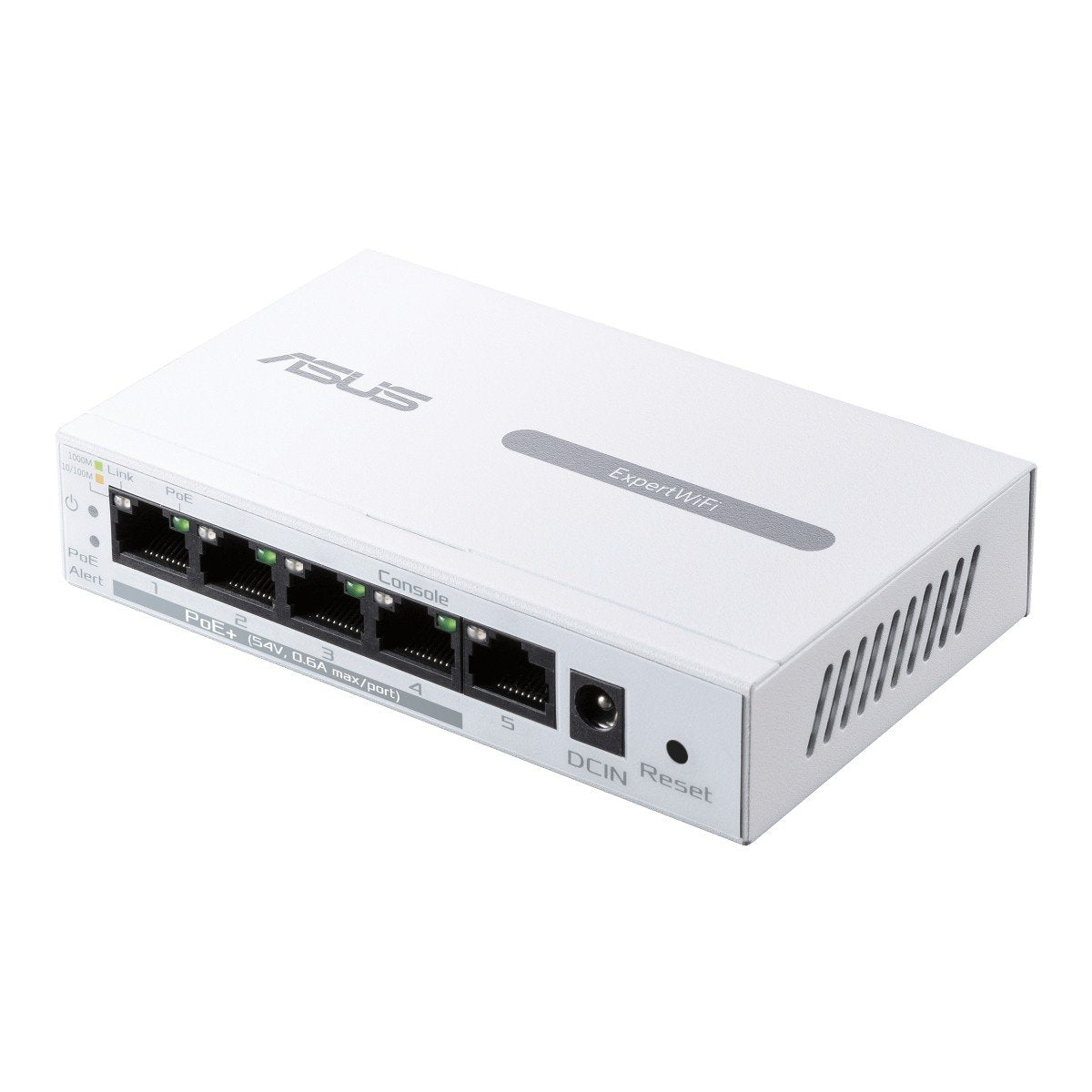 ASUS EBP15 5-Port GbE smart managed PoE+ switch 4 PoE+ ports 60W Supports PoE priority setting