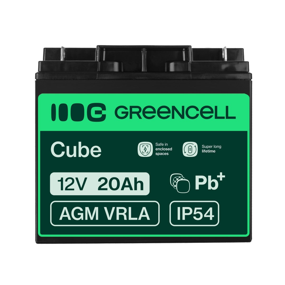 Green Cell AGM10 - Batterie - Noir