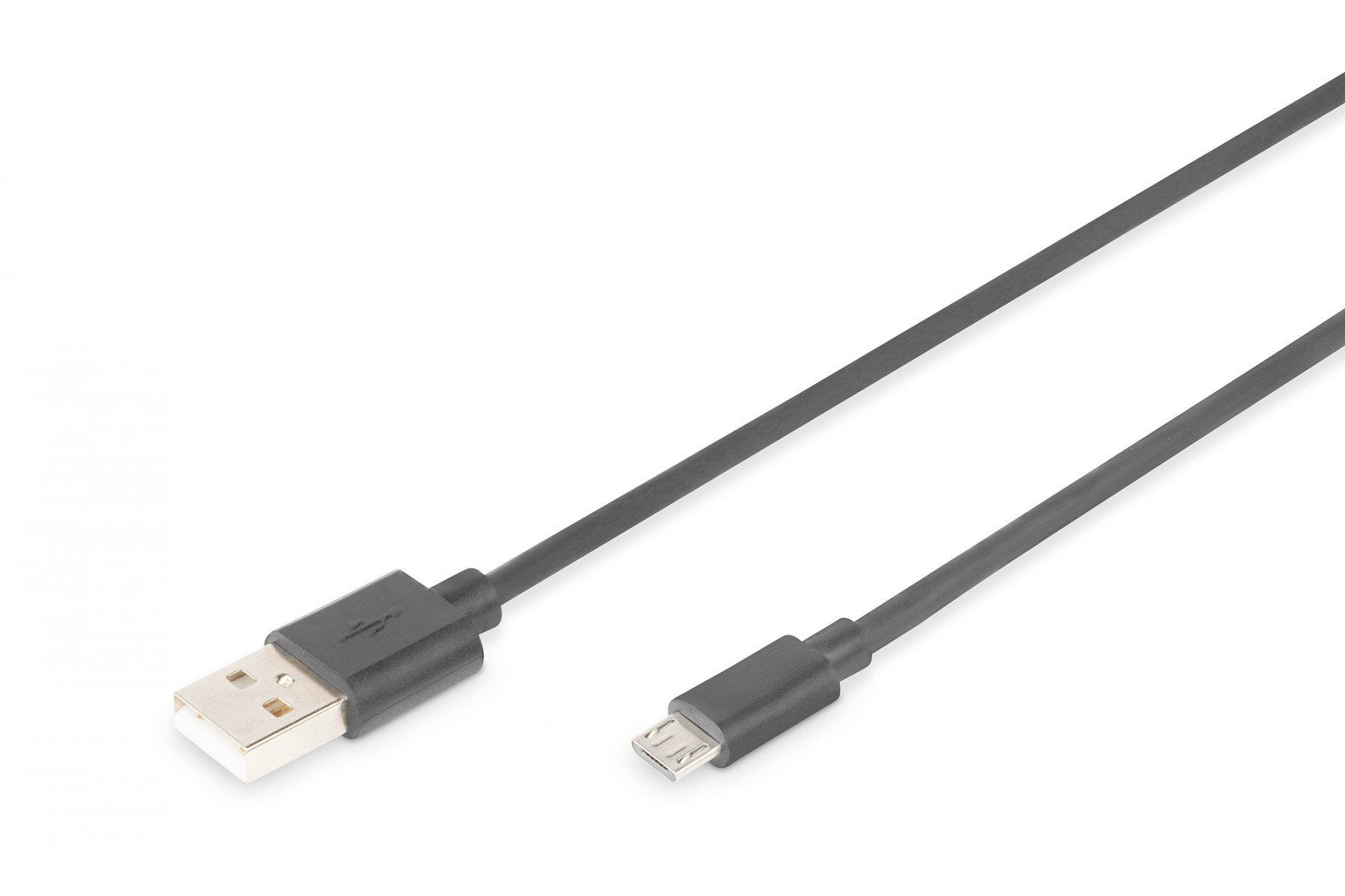 Digitus AK-300110-030-S câble USB USB 2.0 USB A Micro-USB B 0,48 Gbit/s Noir
