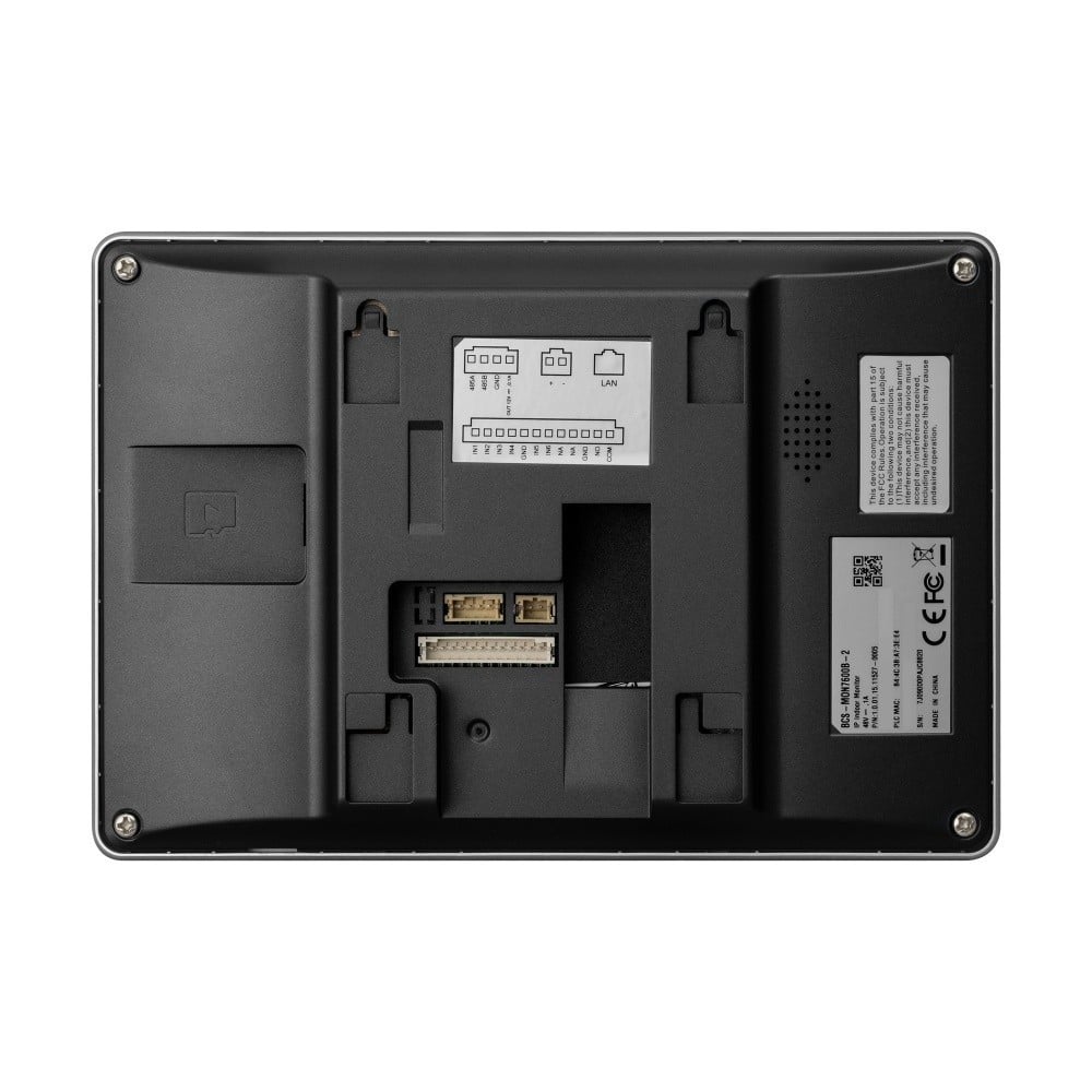 BCS BCS-MON7600B-2 Moniteur Vidéo a Systeme Double avec Interphone TCP/IP/SIP