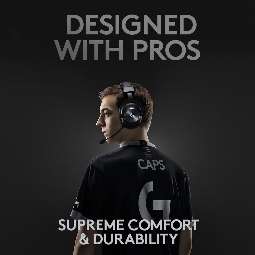 LOGITECH PRO X Wireless LightSpeed Gaming Headset - BLACK - EMEA