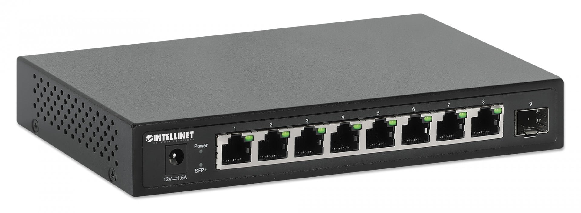 Intellinet 562096 commutateur réseau Non-géré 2.5G Ethernet (100/1000/2500) Noir