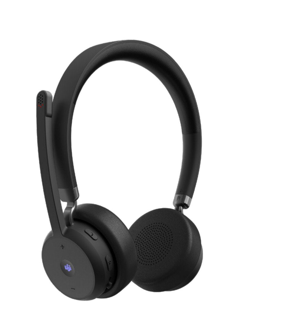 LENOVO - Micro-casque - Bluetooth - sans fil - USB-A via adaptateur Bluetooth - Certifié pour Microsoft Teams - ThinkRed