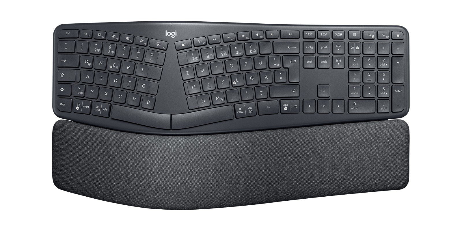 Logitech 920-010345 clavier Bureau Bluetooth QWERTZ Allemand Graphite