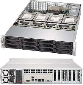 Supermicro SuperChassis 829HE1C4-R1K02LPB Support Noir 1000 W