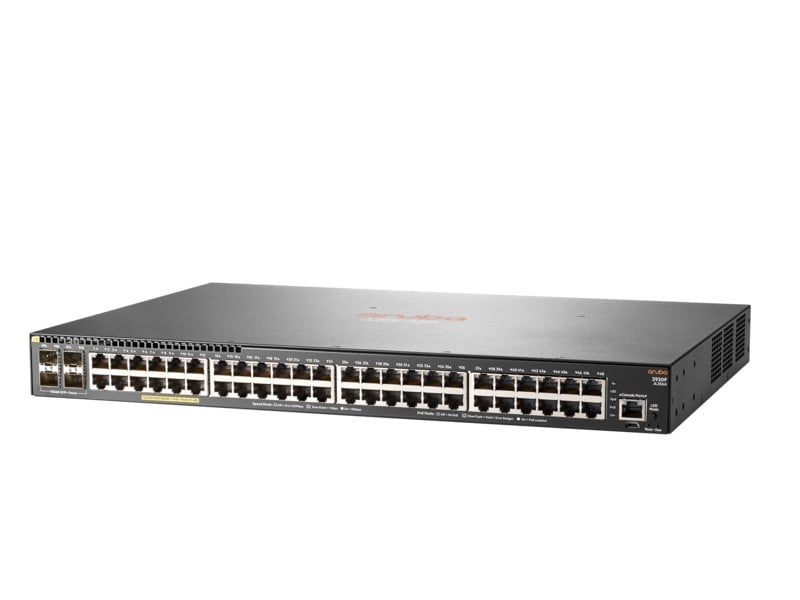 HPE Aruba 2930F Switch 48G PoE+ 4SFP+ Europe English