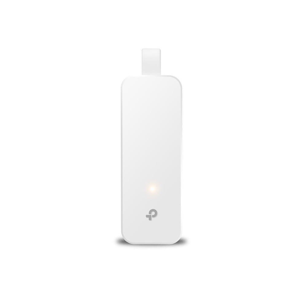TP-LINK USB 3.0 to Gigabit Ethernet Adapter, 1 port USB 3.0 connector and 1 port Ethernet port