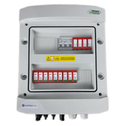 EMITER EM-1049_DCAC Tableau de distribution DCAC, IP65, SPD DC Dehn 1000V type 1+2, 3 x chaîne PV, 3 x MPPT, SPD AC Dehn type 1+2, 63A 3-F