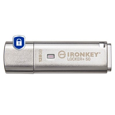 KINGSTON 128Go IKLP50 AES USB w/256bit Encryption